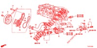 POMPE A EAU (1.4L) pour Honda CIVIC 1.4 COMFORT 5 Portes 6 vitesses manuelles 2012
