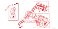 TROUSSE DE JOINT (1.4L) pour Honda CIVIC 1.4 COMFORT 5 Portes 6 vitesses manuelles 2012