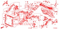 PAROI TRANSVERSALE AVANT/TABLEAU DE BORD pour Honda CIVIC 1.8 COMFORT 5 Portes 5 vitesses automatique 2012
