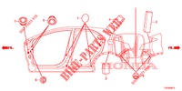 ANNEAU (LATERAL) pour Honda CIVIC DIESEL 2.2 ELEGANCE 5 Portes 6 vitesses manuelles 2012
