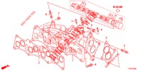COLLECTEUR D'ADMISSION (DIESEL) (2.2L) pour Honda CIVIC DIESEL 2.2 ELEGANCE 5 Portes 6 vitesses manuelles 2012
