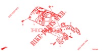 COLLECTEUR D'ECHAPPEMENT (DIESEL) (2.2L) pour Honda CIVIC DIESEL 2.2 ELEGANCE 5 Portes 6 vitesses manuelles 2012