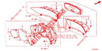 COMPTEUR pour Honda CIVIC DIESEL 2.2 ELEGANCE 5 Portes 6 vitesses manuelles 2012