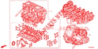 ENS. DE MOTEUR/ENS. BOITE DE VITESSES (DIESEL) (2.2L) pour Honda CIVIC DIESEL 2.2 ELEGANCE 5 Portes 6 vitesses manuelles 2012