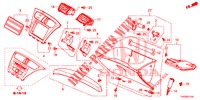 GARNITURE D'INSTRUMENT (COTE DE PASSAGER) (LH) pour Honda CIVIC DIESEL 2.2 ELEGANCE 5 Portes 6 vitesses manuelles 2012