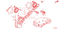 HAUT PARLEUR pour Honda CIVIC DIESEL 2.2 ELEGANCE 5 Portes 6 vitesses manuelles 2012