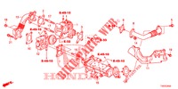 SOUPAPE DE EGR (DIESEL) (2.2L) pour Honda CIVIC DIESEL 2.2 ELEGANCE 5 Portes 6 vitesses manuelles 2012