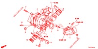 TURBOCOMPRESSEUR (DIESEL) (2.2L) pour Honda CIVIC DIESEL 2.2 ELEGANCE 5 Portes 6 vitesses manuelles 2012