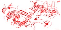 PANNEAU D'INSTRUMENT (LH) pour Honda CIVIC DIESEL 2.2 EXCLUSIVE 5 Portes 6 vitesses manuelles 2012
