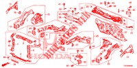 PAROI TRANSVERSALE AVANT/TABLEAU DE BORD pour Honda CIVIC DIESEL 2.2 EXCLUSIVE 5 Portes 6 vitesses manuelles 2012