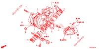 TURBOCOMPRESSEUR (DIESEL) (2.2L) pour Honda CIVIC DIESEL 2.2 S 5 Portes 6 vitesses manuelles 2012