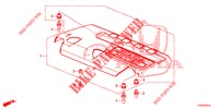 COUVERCLE DE MOTEUR (DIESEL) (2.2L) pour Honda CIVIC DIESEL 2.2 EXECUTIVE 5 Portes 6 vitesses manuelles 2012