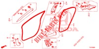 GARNITURE DE MONTANT (LH) pour Honda CIVIC DIESEL 2.2 EXECUTIVE 5 Portes 6 vitesses manuelles 2012
