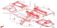 PLANCHER ARRIERE pour Honda CIVIC DIESEL 2.2 EXECUTIVE 5 Portes 6 vitesses manuelles 2012