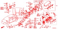 UNITE DE COMMANDE (COMPARTIMENT MOTEUR) (1) (DIESEL) (2.2L) pour Honda CIVIC DIESEL 2.2 EXECUTIVE 5 Portes 6 vitesses manuelles 2012