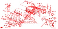 COLLECTEUR D'ADMISSION (1.4L) pour Honda CIVIC 1.4 COMFORT 5 Portes 6 vitesses manuelles 2013