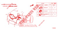 CONNECTEUR ELECTRIQUE (ARRIERE) pour Honda CIVIC 1.4 COMFORT 5 Portes 6 vitesses manuelles 2013