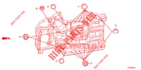 ANNEAU (INFERIEUR) pour Honda CIVIC 1.4 S 5 Portes 6 vitesses manuelles 2013