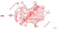 ANNEAU (INFERIEUR) pour Honda CIVIC 1.4 EXECUTIVE 5 Portes 6 vitesses manuelles 2013