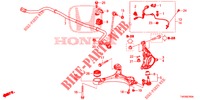 ARTICULATION AVANT pour Honda CIVIC 1.4 EXECUTIVE 5 Portes 6 vitesses manuelles 2013