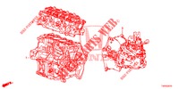 ENS. DE MOTEUR/ENS. BOITE DE VITESSES (1.4L) pour Honda CIVIC 1.4 EXECUTIVE 5 Portes 6 vitesses manuelles 2013