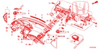 PANNEAU D'INSTRUMENT (LH) pour Honda CIVIC 1.4 EXECUTIVE 5 Portes 6 vitesses manuelles 2013