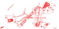 SERRURES PORTES ARRIERE/POIGNEE EXTERNE pour Honda CIVIC 1.4 EXECUTIVE 5 Portes 6 vitesses manuelles 2013