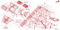 GARNITURE D'INSTRUMENT (COTE DE PASSAGER) (LH) pour Honda CIVIC DIESEL 1.6 EXECUTIVE 5 Portes 6 vitesses manuelles 2013