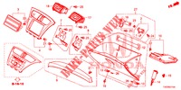 GARNITURE D'INSTRUMENT (COTE DE PASSAGER) (LH) pour Honda CIVIC DIESEL 1.6 LIFESTYLE 5 Portes 6 vitesses manuelles 2013