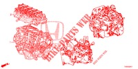 ENS. DE MOTEUR/ENS. BOITE DE VITESSES (1.8L) pour Honda CIVIC 1.8 COMFORT 5 Portes 6 vitesses manuelles 2013