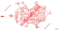 ANNEAU (INFERIEUR) pour Honda CIVIC 1.8 EXECUTIVE 5 Portes 5 vitesses automatique 2013