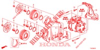 CLIMATISEUR (COMPRESSEUR) (1.8L) pour Honda CIVIC 1.8 EXECUTIVE 5 Portes 5 vitesses automatique 2013