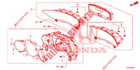 COMPTEUR pour Honda CIVIC 1.8 EXECUTIVE 5 Portes 5 vitesses automatique 2013