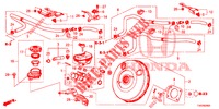 MAITRE CYLINDRE DE FREIN/ALIMENTATION PRINCIPALE (LH) pour Honda CIVIC 1.8 EXECUTIVE 5 Portes 5 vitesses automatique 2013