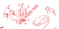 RADAR pour Honda CIVIC 1.8 EXECUTIVE 5 Portes 5 vitesses automatique 2013