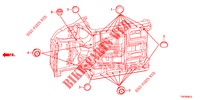 ANNEAU (INFERIEUR) pour Honda CIVIC 1.8 LIFESTYLE 5 Portes 6 vitesses manuelles 2013