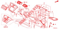 GARNITURE D'INSTRUMENT (COTE DE PASSAGER) (LH) pour Honda CIVIC 1.8 LIFESTYLE 5 Portes 6 vitesses manuelles 2013