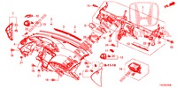 PANNEAU D'INSTRUMENT (LH) pour Honda CIVIC 1.8 LIFESTYLE 5 Portes 6 vitesses manuelles 2013
