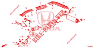 TUYAU D'ECHAPPEMENT/SILENCIEUX (1.8L) pour Honda CIVIC 1.8 LIFESTYLE 5 Portes 6 vitesses manuelles 2013