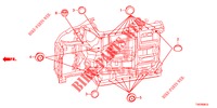 ANNEAU (INFERIEUR) pour Honda CIVIC 1.8 S 5 Portes 5 vitesses automatique 2013