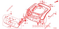 HAYON ARRIERE pour Honda CIVIC 1.8 S 5 Portes 5 vitesses automatique 2013