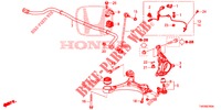 ARTICULATION AVANT pour Honda CIVIC 1.8 EXECUTIVE 5 Portes 6 vitesses manuelles 2013