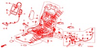 COMP. DE SIEGE AV. (D.) (SIEGE REGLAGE MANUEL) pour Honda CIVIC 1.8 EXECUTIVE 5 Portes 6 vitesses manuelles 2013