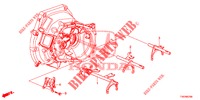 FOURCHETTE DE SELECTION pour Honda CIVIC 1.8 EXECUTIVE 5 Portes 6 vitesses manuelles 2013