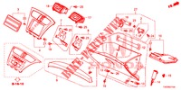 GARNITURE D'INSTRUMENT (COTE DE PASSAGER) (LH) pour Honda CIVIC 1.8 EXECUTIVE 5 Portes 6 vitesses manuelles 2013