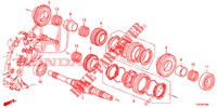 ARBRE PRINCIPAL (DIESEL) (2.2L) pour Honda CIVIC DIESEL 2.2 EXECUTIVE 5 Portes 6 vitesses manuelles 2013