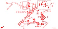 ARTICULATION AVANT pour Honda CIVIC DIESEL 2.2 EXECUTIVE 5 Portes 6 vitesses manuelles 2013