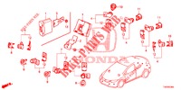 CAPTEUR DE STATIONNEMENT pour Honda CIVIC DIESEL 2.2 EXECUTIVE 5 Portes 6 vitesses manuelles 2013