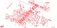 COLLECTEUR D'ADMISSION (DIESEL) (2.2L) pour Honda CIVIC DIESEL 2.2 EXECUTIVE 5 Portes 6 vitesses manuelles 2013