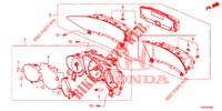 COMPTEUR pour Honda CIVIC DIESEL 2.2 EXECUTIVE 5 Portes 6 vitesses manuelles 2013